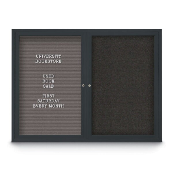 Corkboard, Burgundy/Bronze, 36" x 36"